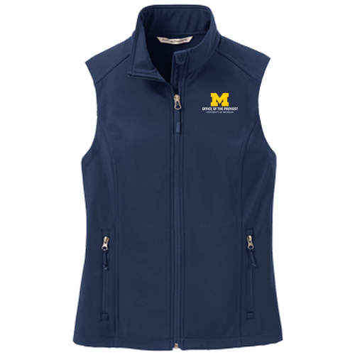 Ladies Core Soft Shell Vest -- Dress Blue Navy