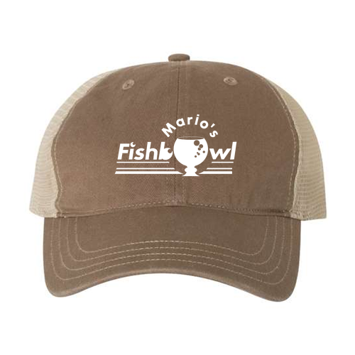 Richardson Garment Washed Trucker Hat -- Driftwood / Khaki