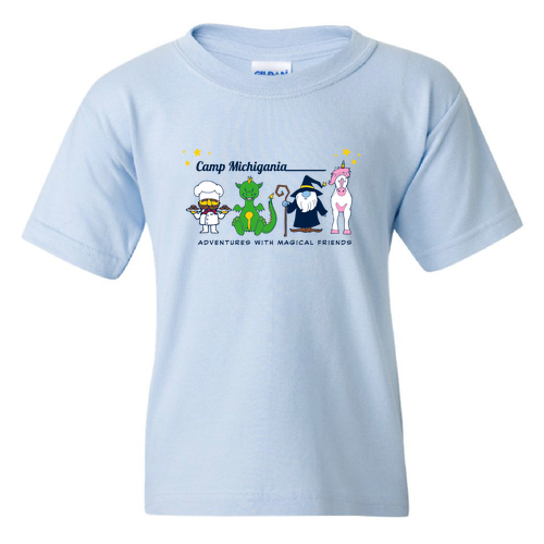 Youth Gildan Heavy Cotton Basic T-Shirt -- Light Blue [HIDE]