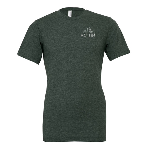 Bella Canvas Unisex Heather CVC T-Shirt -- Heather Forest
