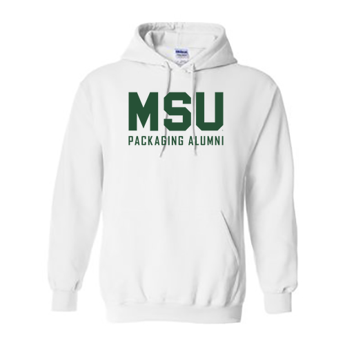 Gildan Heavy Blend Hooded Sweatshirt -- White