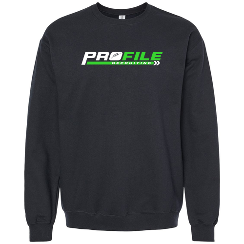 Gildan Adult Softstyle Fleece Crew Sweatshirt -- Black
