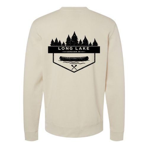 J. America BTB Fleece Crew -- Oyster
