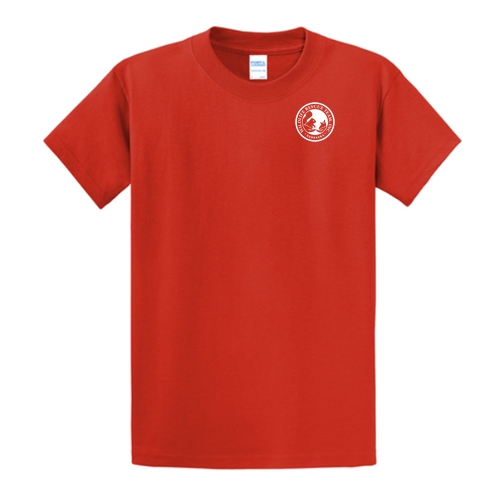 Port and Company Tall Cotton Tee -- Fiery Red