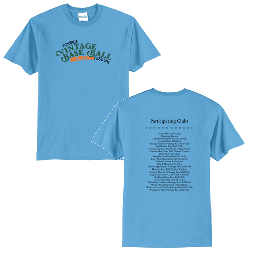 Port and Company 50/50 Blend T-Shirt -- Aquatic Blue