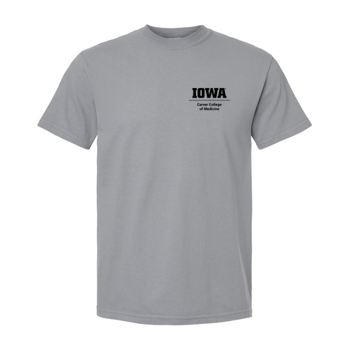Embroidered Comfort Colors Heavyweight Adult T-Shirt -- Granite