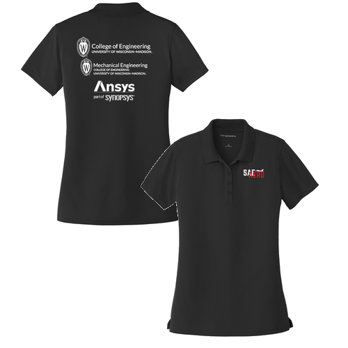 Port Authority Ladies Dry Zone Polo -- Deep Black