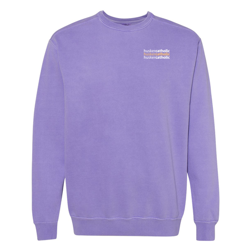 Comfort Colors Adult Crewneck Sweatshirt -- Violet