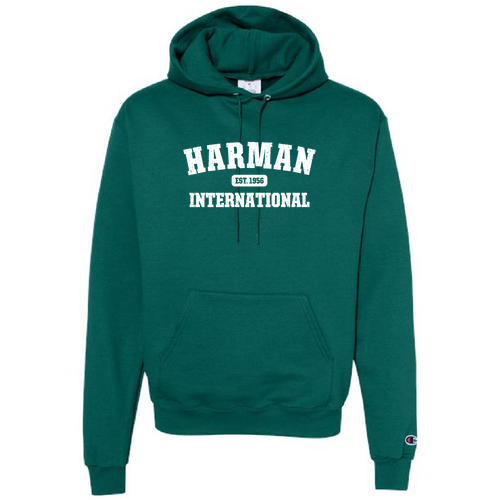 Champion Unisex Powerblend Hooded Sweatshirt -- Emerald Green