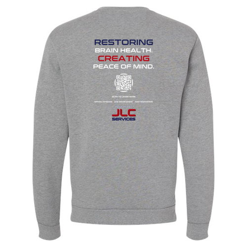 Next Level Apparel Adult Malibu Crewneck Sweatshirt -- Heather Gray -- eTMS