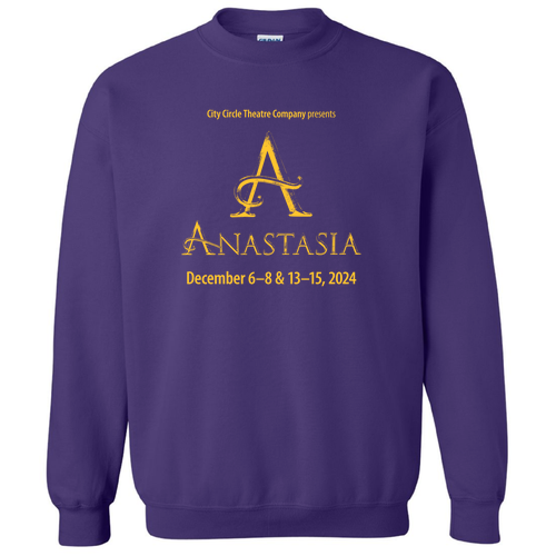 Gildan Heavy Blend Crew Neck Sweatshirt -- Purple