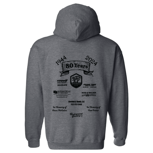 Gildan Heavy Blend Hooded Sweatshirt -- Dark Heather