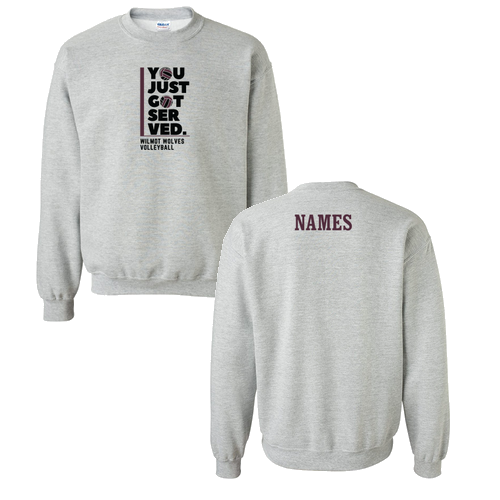 Gildan Heavy Blend Crew Neck Sweatshirt -- Sport Grey