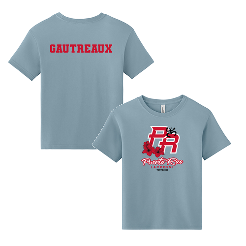 Youth Heavyweight Tee -- Vintage Denim GAUTREAUX