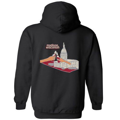 Gildan Heavy Blend Hooded Sweatshirt -- Black