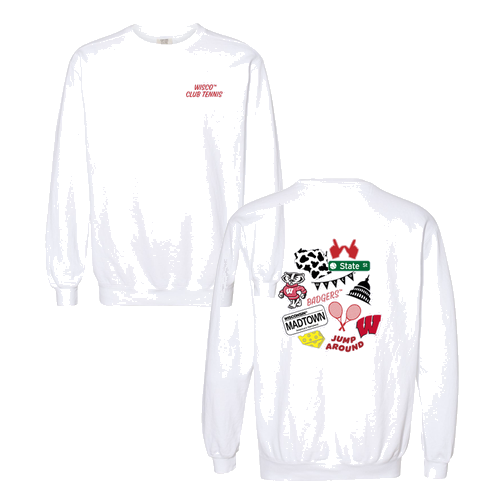 Comfort Colors Crewneck Sweatshirt -- White