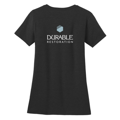 District Made Ladies Perfect Blend Crew Tee -- Black