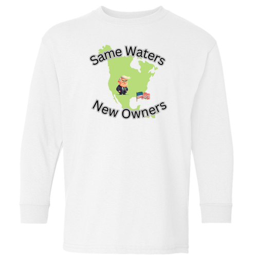 Gildan Youth Heavy Cotton Longsleeve -- White