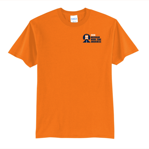 Port and Company Tall 50/50 T Shirt -- Orange