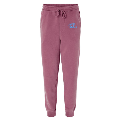 Independent Trading Co. Pigment-Dyed Fleece Pants -- Pigment Maroon