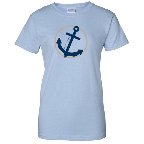 Gildan Ultra Cotton Ladies Basic T-Shirt -- Light Blue