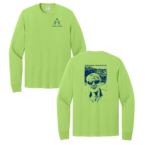 Port and Company Long Sleeve T Shirt -- Lime