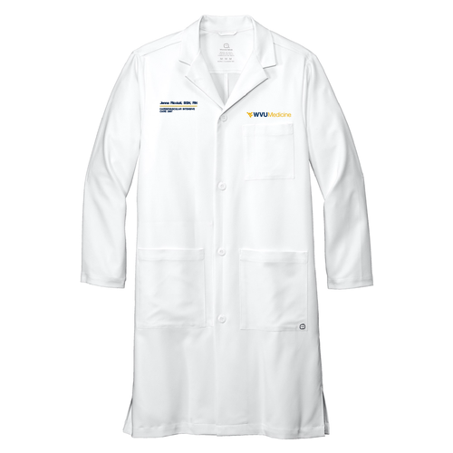 Wonderwink Men's Long Lab Coat -- White