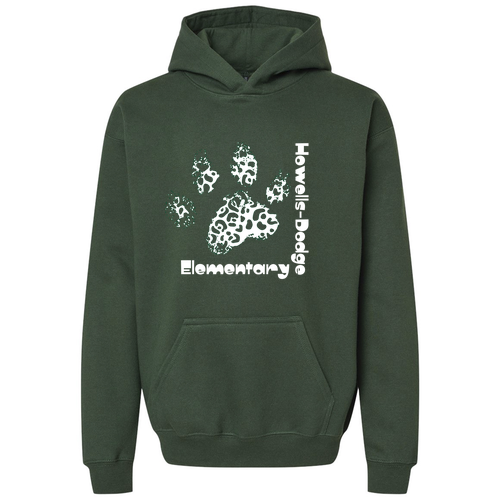Youth Hoodie -- Forest Green