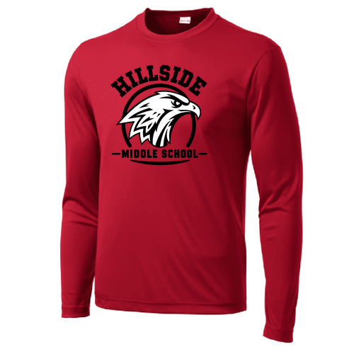 Sport Tek Long Sleeve Competitor -- True Red