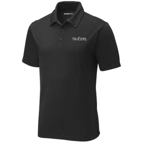 Sport-Tek Tri-Blend Wicking Polo -- Black Triad Solid