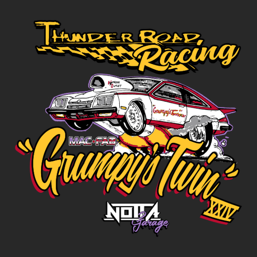 Gildan SoftStyle Fitted T-Shirt -- Black Grumpy's Twin