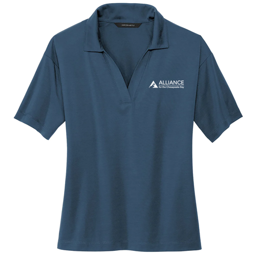 Mercer+Mettle Women's Stretch Jersey Polo -- Insignia Blue