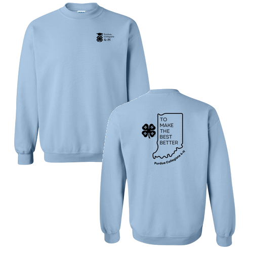 Gildan Heavy Blend Crew Neck Sweatshirt -- Light Blue