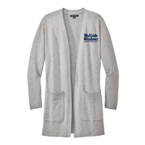 Mercer+Mettle Women's Open Front Cardigan Sweater -- Gusty Grey Heather