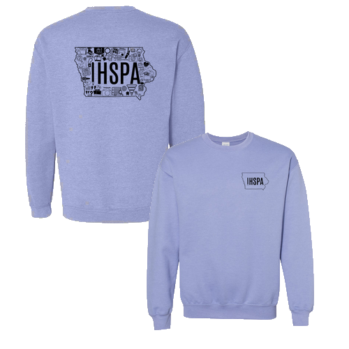 Gildan Heavy Blend Crew Neck Sweatshirt -- Violet