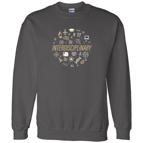 Gildan DryBlend Interdisciplinary Crew Neck Sweatshirt -- Charcoal