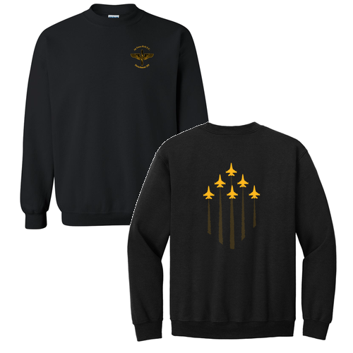 Gildan Heavy Blend Crew Neck Sweatshirt -- Black