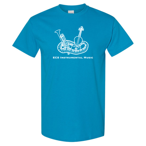 ECS Instrumental Music T-Shirt -- Sapphire