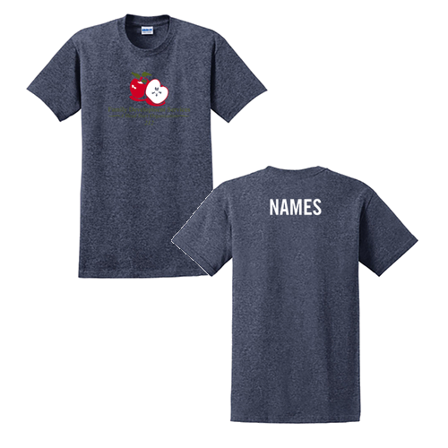 Gildan Ultra Cotton Basic T-Shirt -- Heather Navy