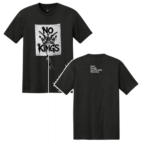 District Made Mens Perfect Tri Crew Tee -- Black Frost