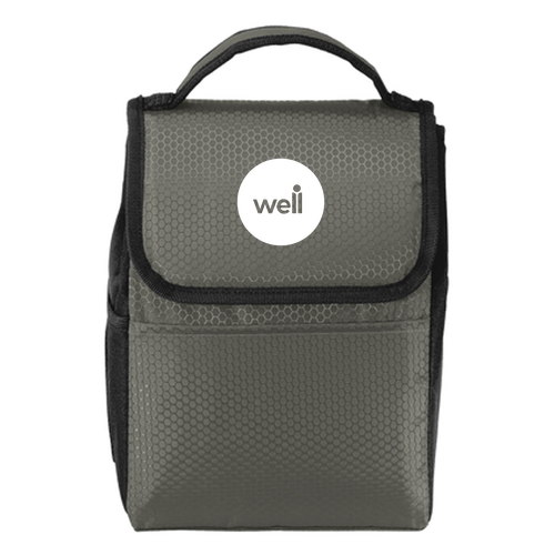 Port Authority Lunch Bag Cooler -- Grey / Black