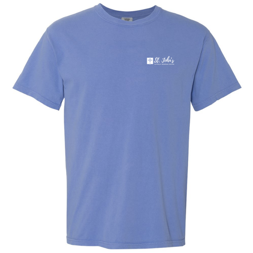 Comfort Colors Ringspun Garment Dyed T Shirt -- Mystic Blue