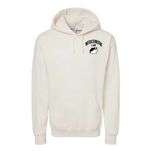 Wisconsin Law Hoodies— Sweet Cream Heather
