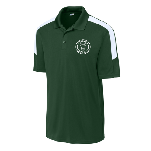 Sport-Tek Competitor United Polo -- Forest Green / White