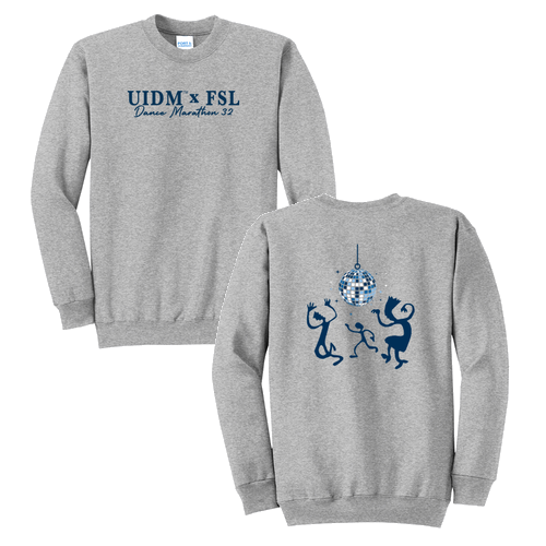 Port and Company Classic Crewneck Sweatshirt -- Athletic Heather