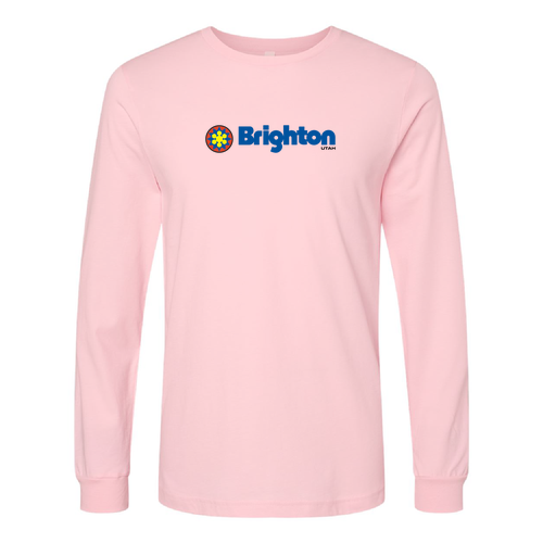 Brighton Logo 1 Full color -- Long Sleeve Pink