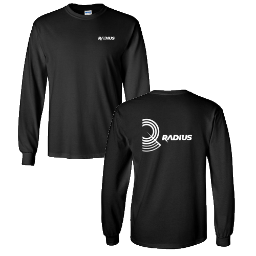 Gildan Ultra Cotton Longsleeve Basic T-Shirt -- Black