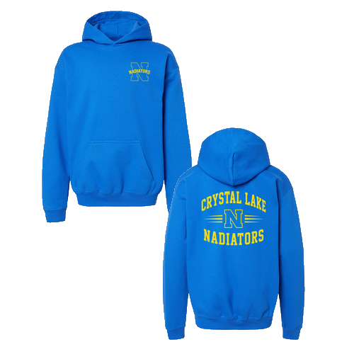 Gildan Youth Softstyle Midweight Fleece Hooded Sweatshirt -- Royal