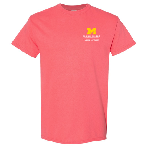 Mens/Unisex Gildan Heavy Cotton Basic T-Shirt -- Coral Silk