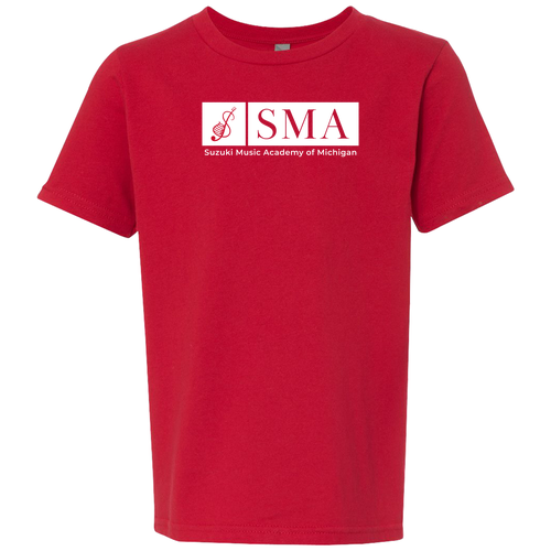 Next Level Apparel Youth Tee -- Red